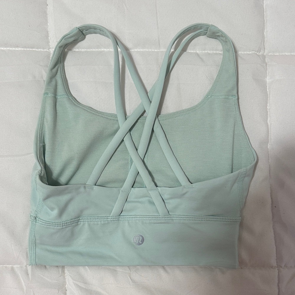 lululemon Mint Cross-Strap Sports Bra